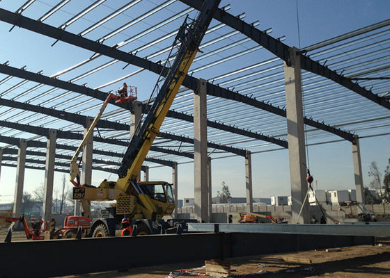 軽い鋼鉄鉄骨構造の構造の倉庫のための金属屋根構造
