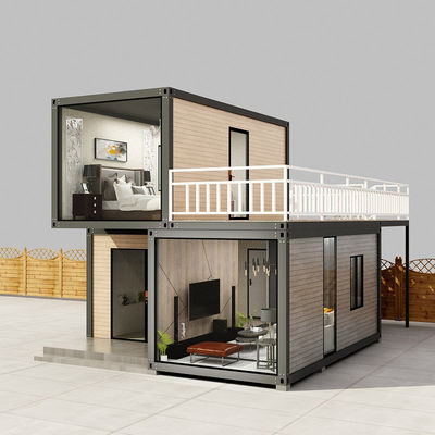 別荘のオフィスの公衆便所の容器の家のための移動可能なプレハブの家