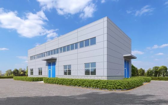 デザイン 工業用鋼鉄構造 工房 建設 サンドイッチパネル付き